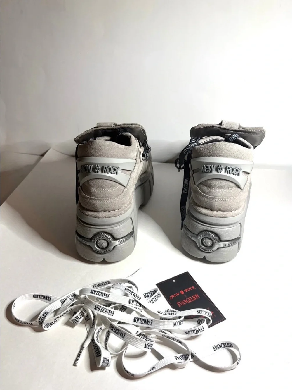 New Rock shoes x Evangelion Kaworu shoes
